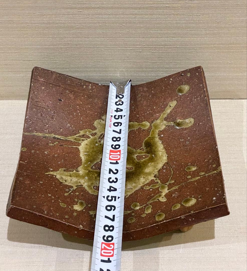 高橋楽斎作 信楽焼 四方皿 - メルカリ