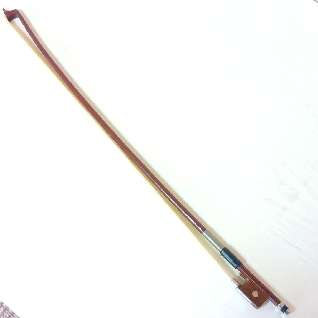 1/4サイズ 中古バイオリン。 弓、ケース、肩当て、松脂付き。 - メルカリ