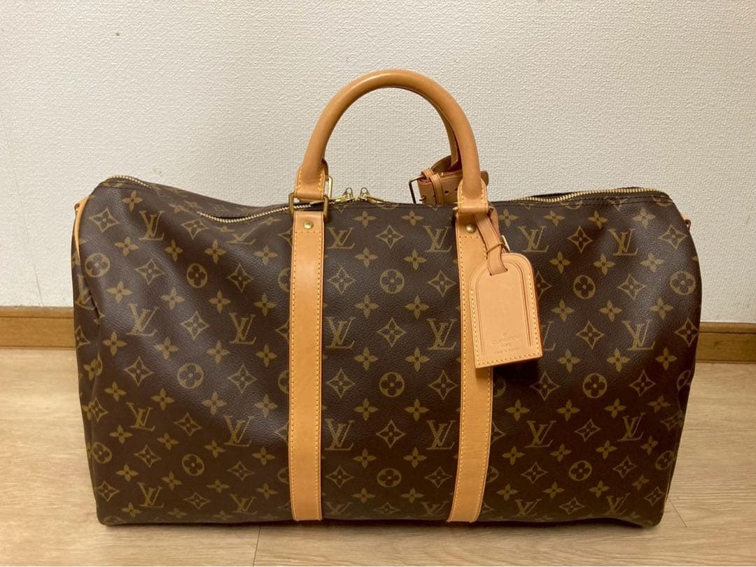 LOUISVUITTON ルイヴィトン キーポル バンドリエール LOUIS VUITTON（ルイ・ヴィトン） キーポル バンドリエール50 タン