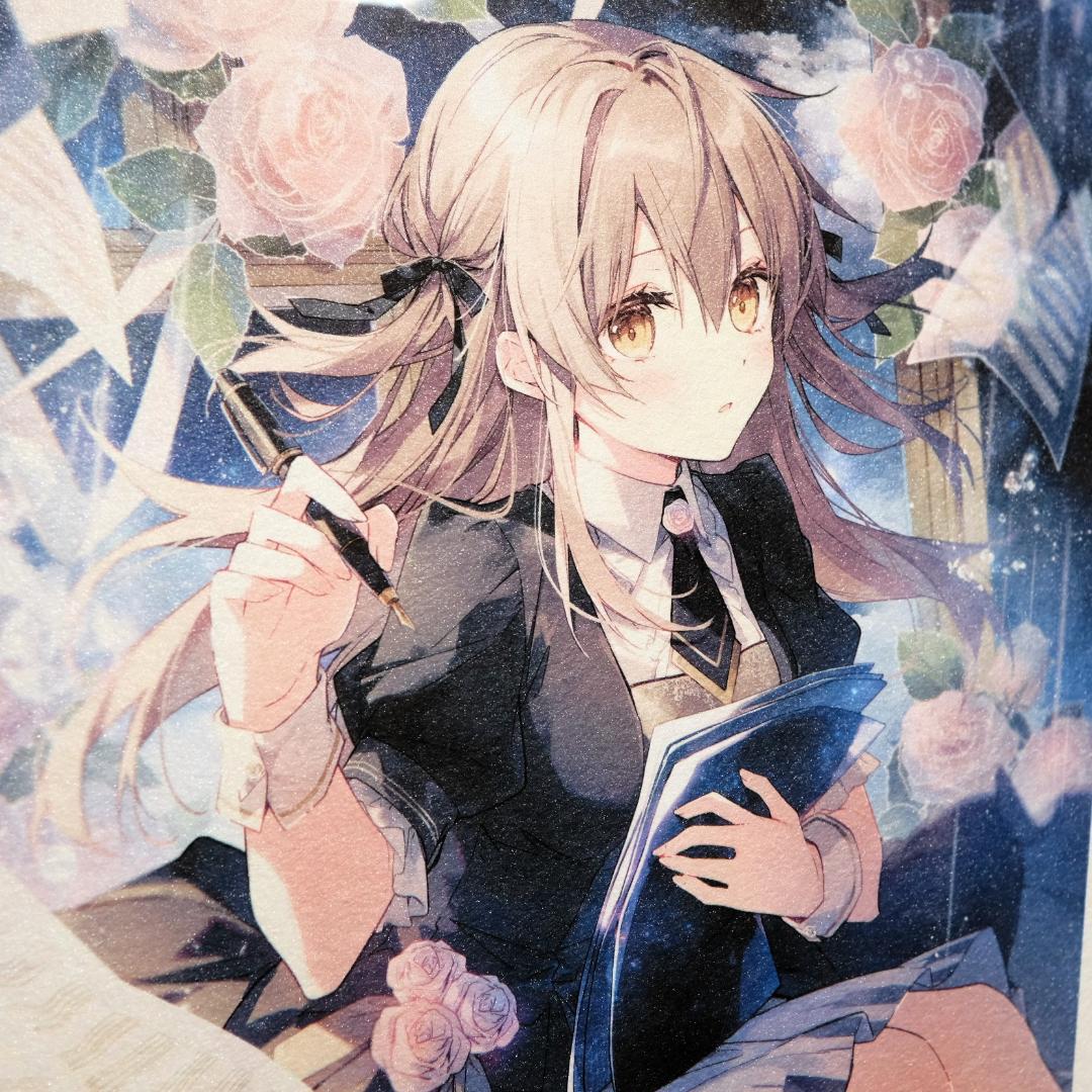 望月しいな X-ART 浮世絵スパークA3＋ 直筆サイン入り 複製原画 xart