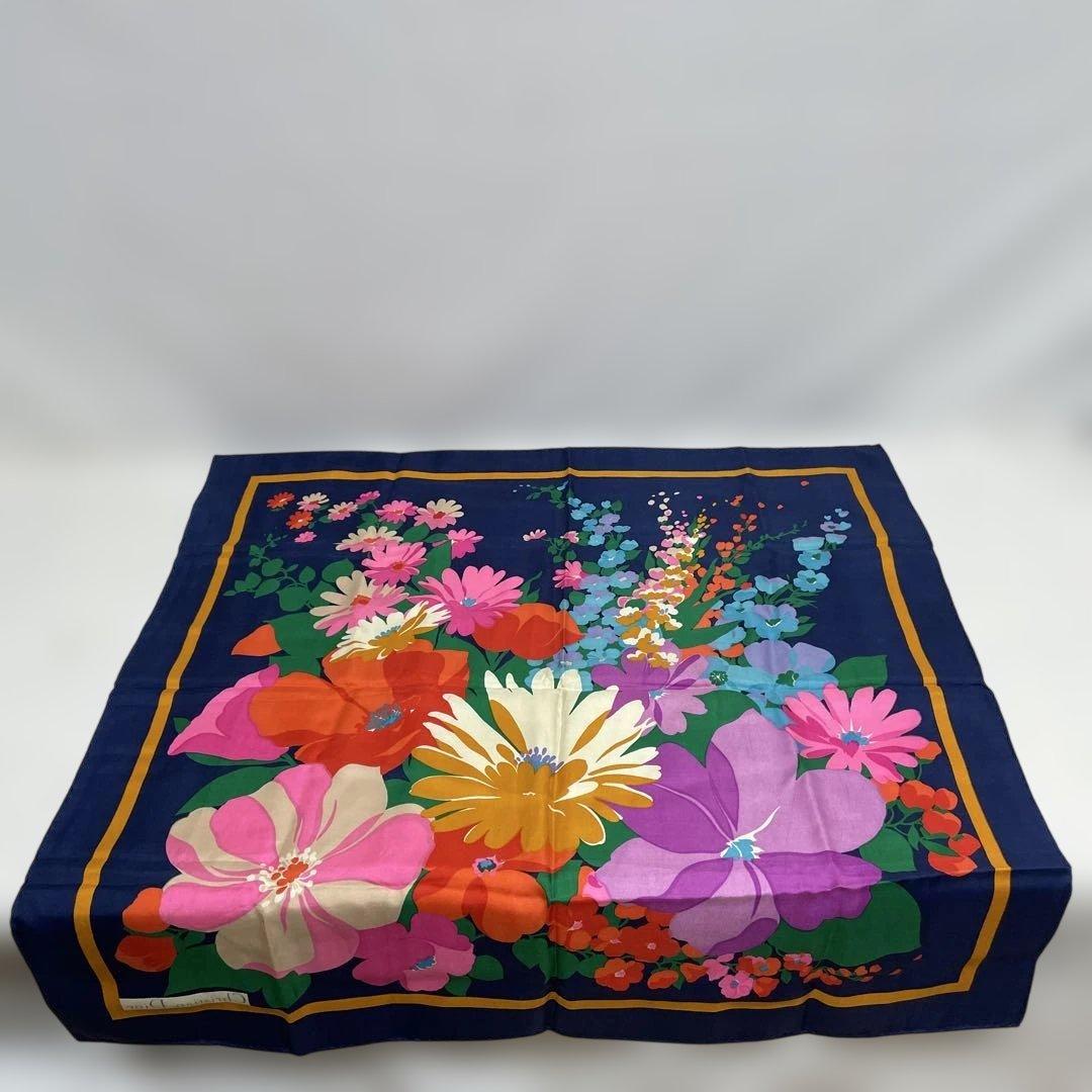 Christian Dior ディオール フラワー プリント シルク スカーフ - メルカリ