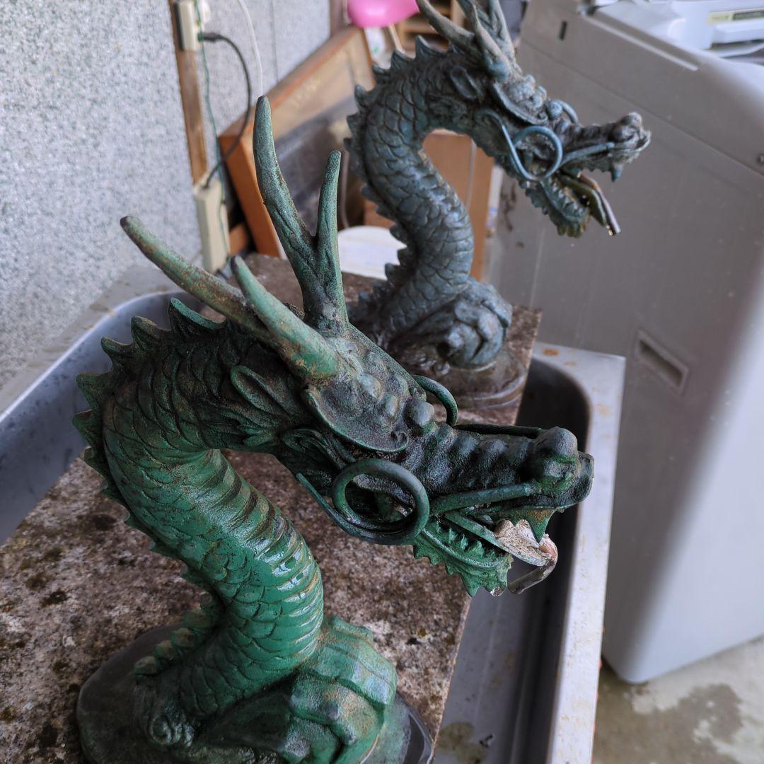 手水舎 龍神 龍の蛇口 真鍮製青銅色 龍の蛇口 水の神様 - メルカリ