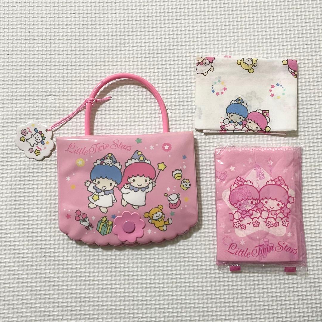 未使用 平成レトロ☆激レア キキララ 小物入れ ポーチ ハンカチ