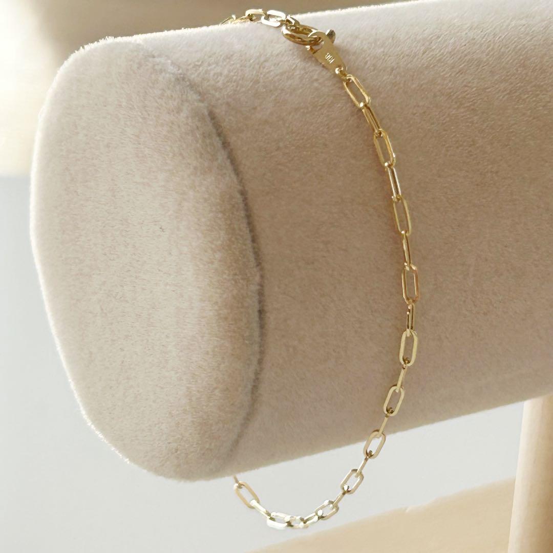 早いもの勝ち❣️新品 イタリア製 高品質18金 ブレスレット 18cm