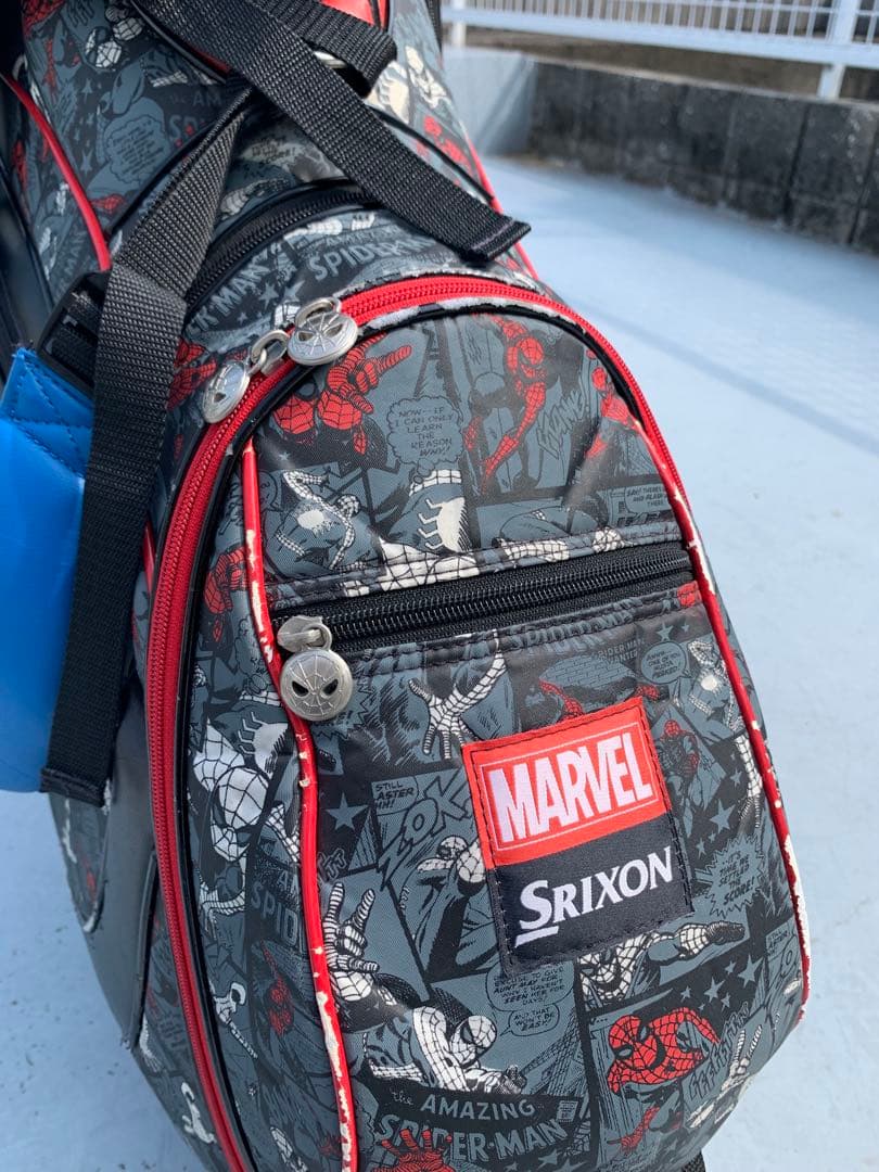 レア】キャディバッグ スパイダーマン - メルカリ