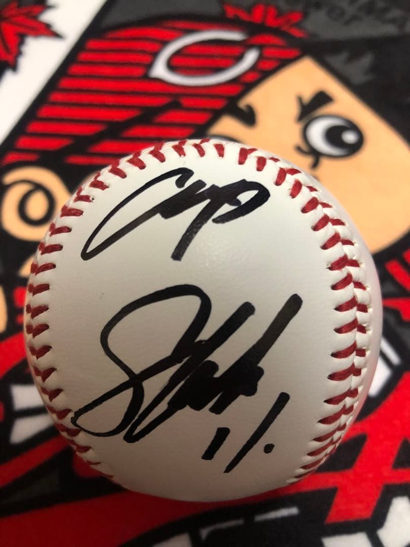 広島東洋カープ 2025ドラフト2位 斉藤汰直 ♯11 直筆サインボール