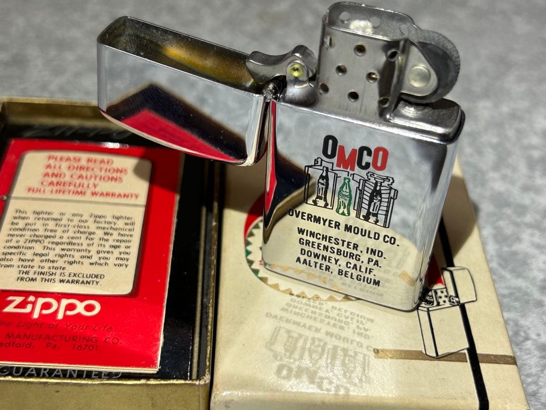 ビンテージ zippo 1976年スリム OMCO コカコーラ コンッアーボトル