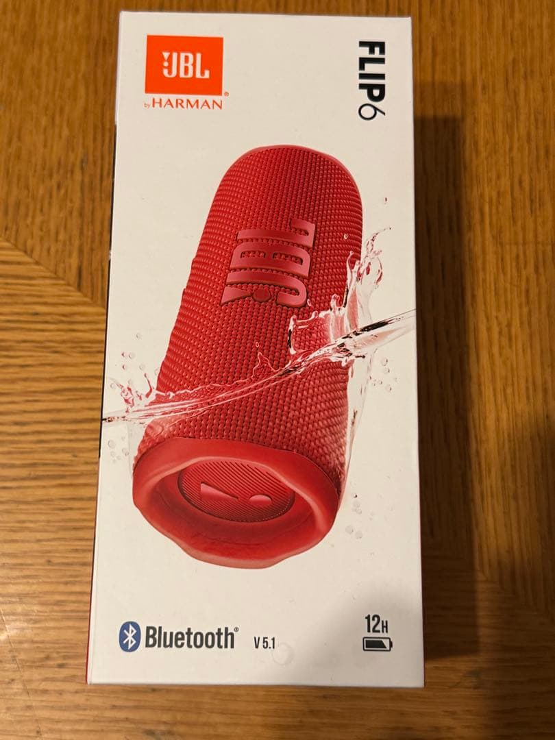 JBL ポータブルウォータープルーフスピーカー JBL Flip 6 Red JBL FLIP FLIP6 RED ポータブルウォータープルーフスピーカー HARMAN