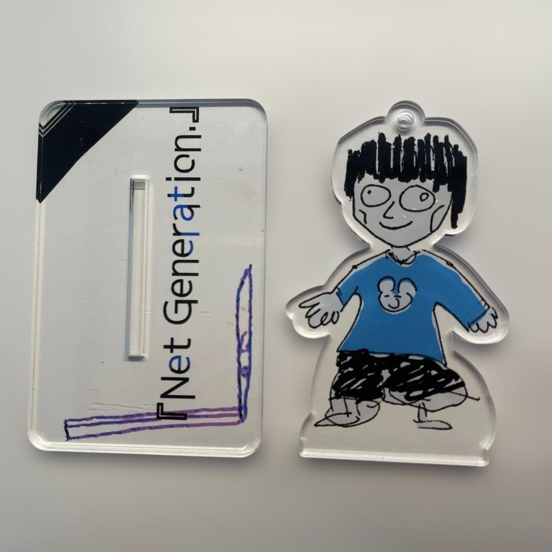 神聖かまってちゃん　の子　の子さんアクリルスタンド　シール　NGフェス