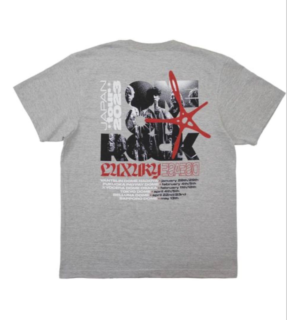 【新品未開封】ONE OK ROCK 2023 DOME TシャツA GRAY