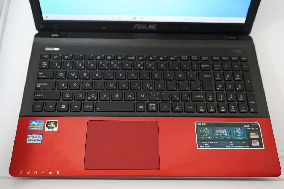 ASUS グラボ付きノートPC K55VD i5-3210M 610M