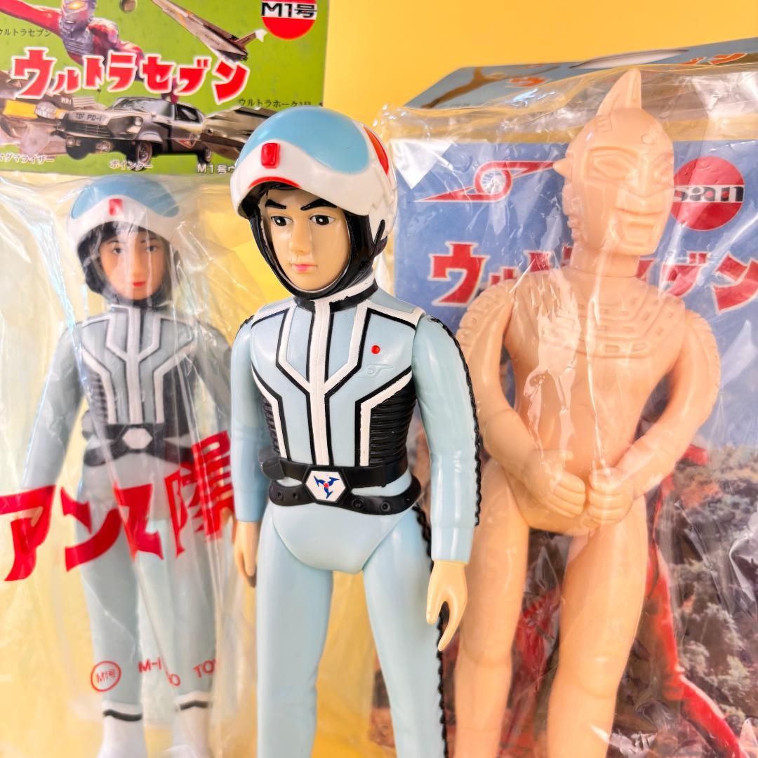 マルサン　ウルトラセブン　450　テストショット・M1号　ダン（中古）・アンヌ