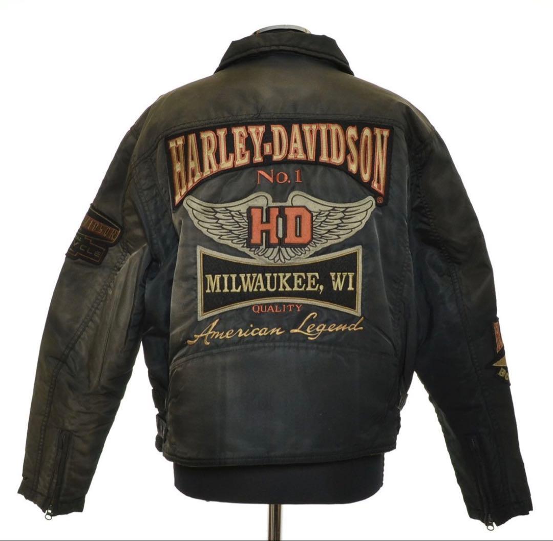 ハーレーダビッドソン ナイロンジャケット ライダースジャケット