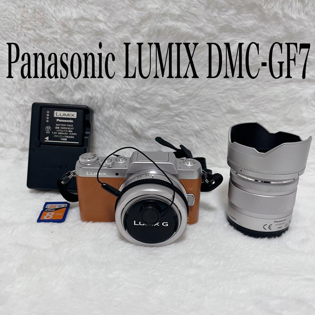 PanasonicLUMIX DMC-GF7Wブラウン ダブルレンズキット パナソニック LUMIX DMC-GF7W-T ダブルズームレンズキット [ブラウン
