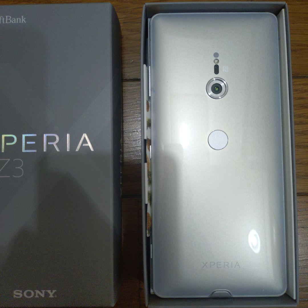 SONY Xperia XZ3 SIMフリー ホワイトシルバー 箱.説明書有り - メルカリ
