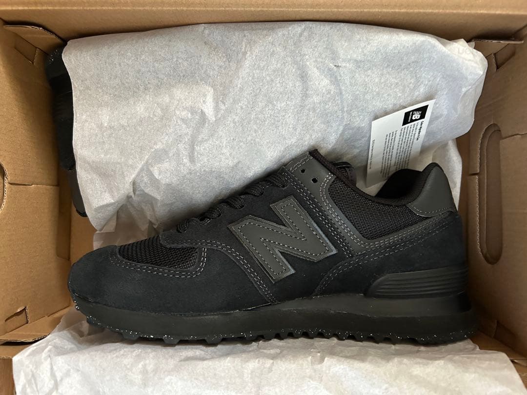 本日限定！ニューバランス ML574 NEW BALANCE トリプルブラック 574シリーズ NEW BALANCE ML574EVE width D ニューバランス 574