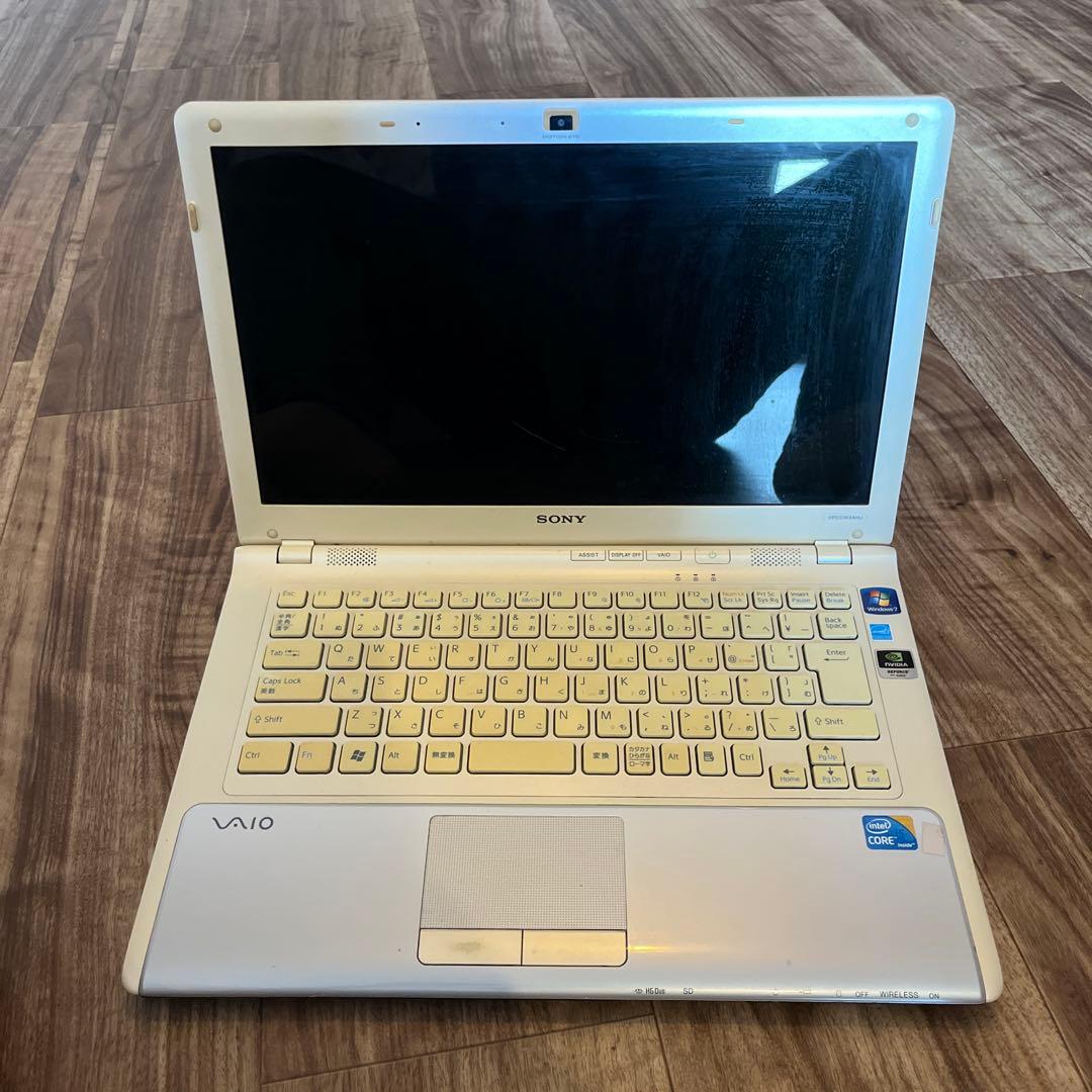 Windows7 Sony VAIO ノートPC 水色 - メルカリ