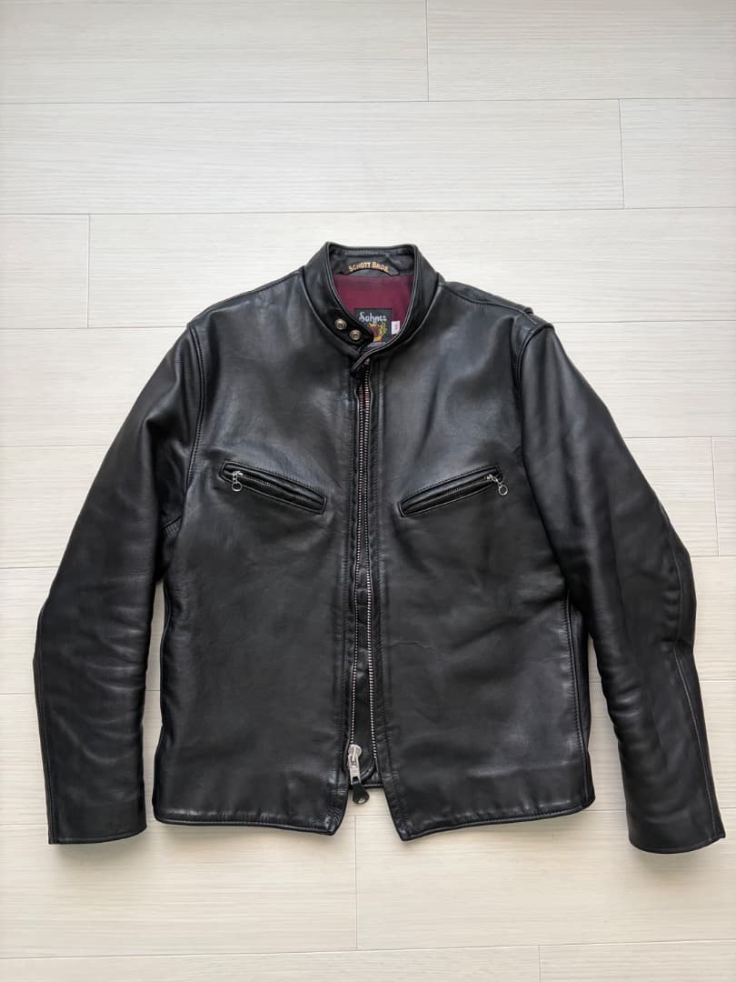 Schott 641XX シングルライダース 40 ステアハイド 逆ハ 楽天市場】牛革 ステアハイド Schott 641XX 60's641XX シングル