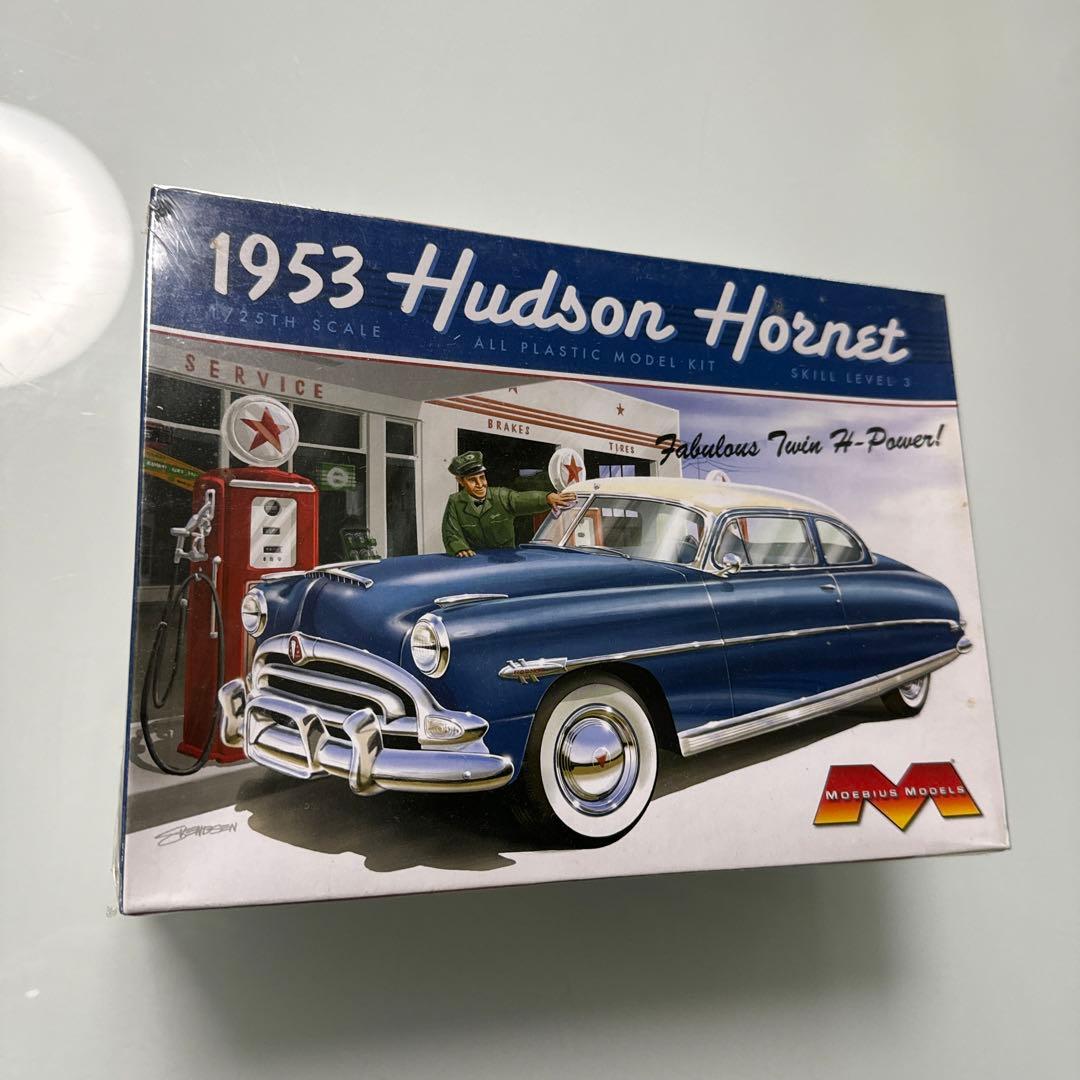 1953 Hudson Hornet プラスチックモデルキット 1953 ハドソンホーネット (プラモデル) - ホビーサーチ カーモデル