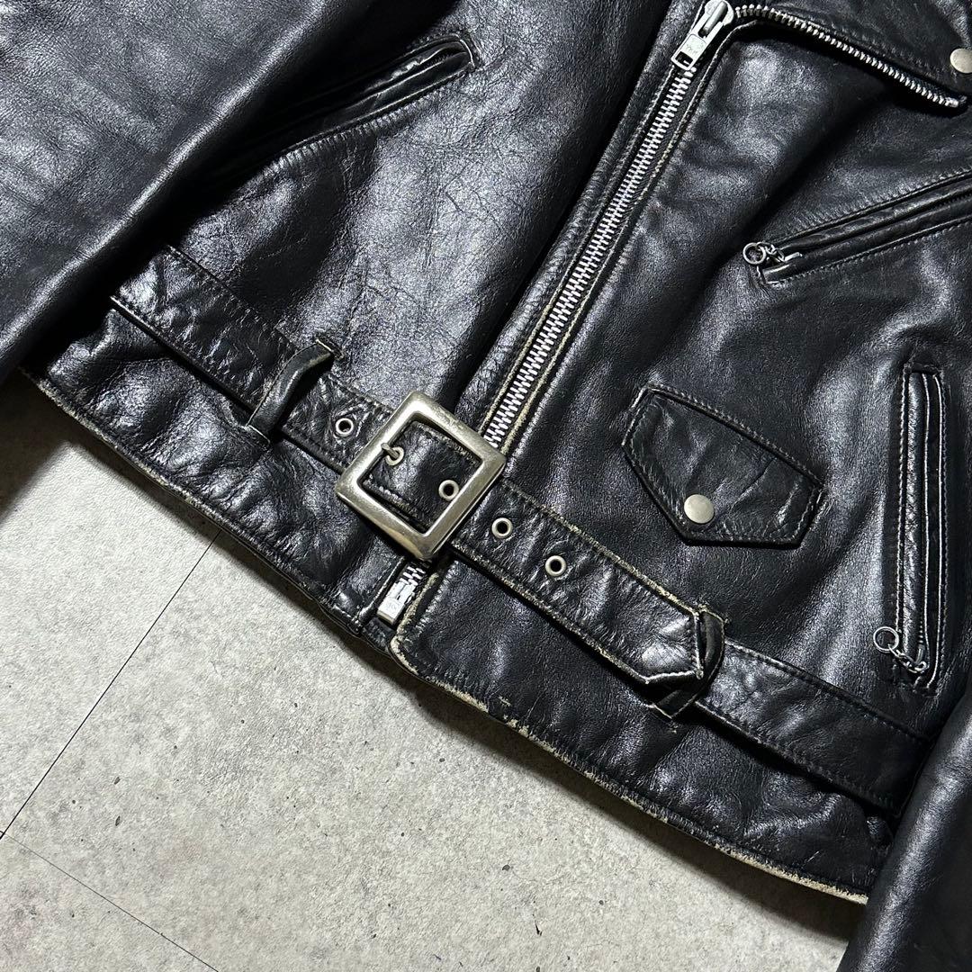 80~90s Schott 613 ワンスター 40 黒 ダブルライダース - メルカリ