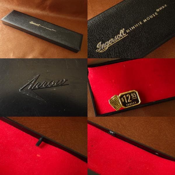 激レア★箱付★1950年代頃 ディズニー ミニーマウス アンティーク手巻き腕時計