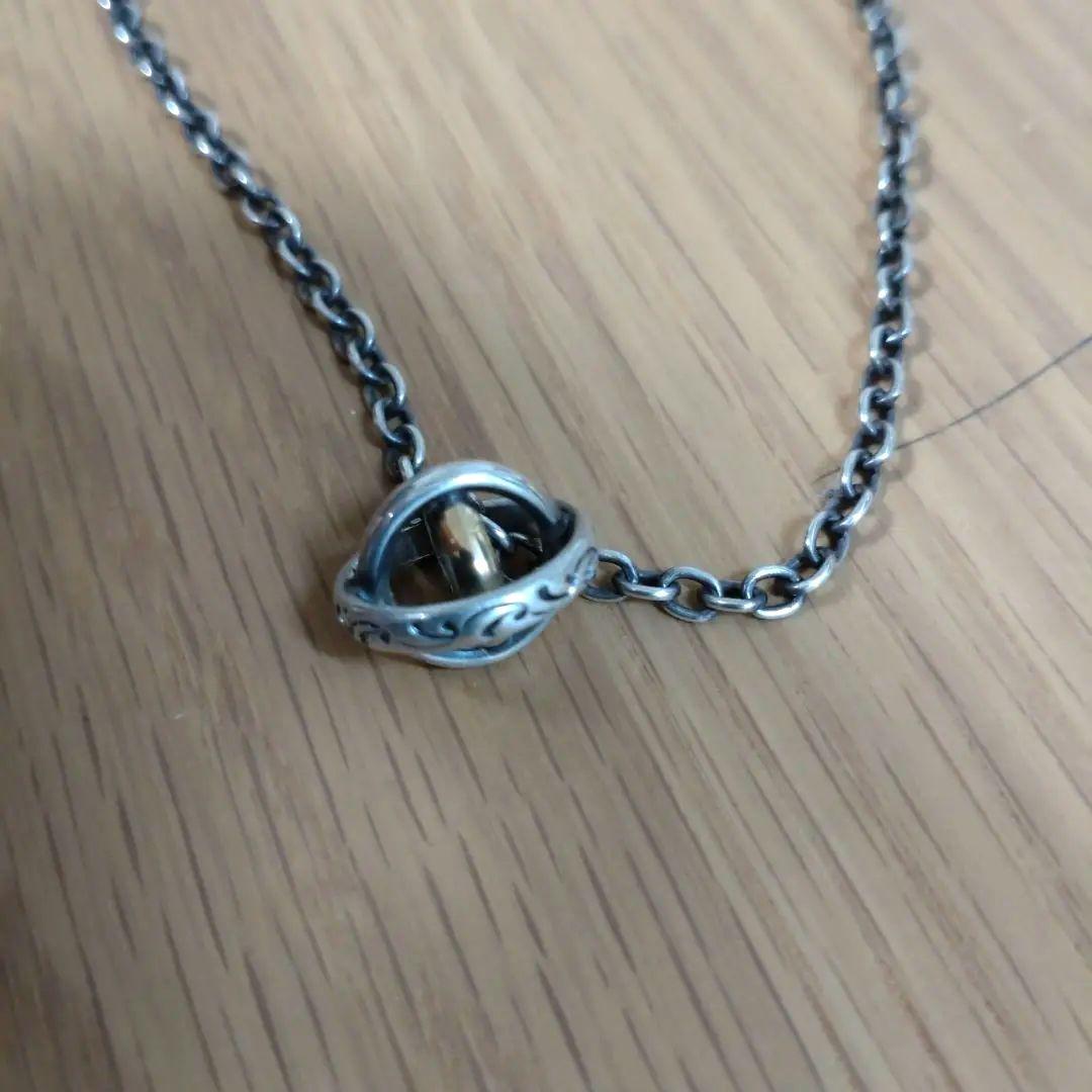 MOTO モト シルバーネックレス サークルオーブ - メルカリ