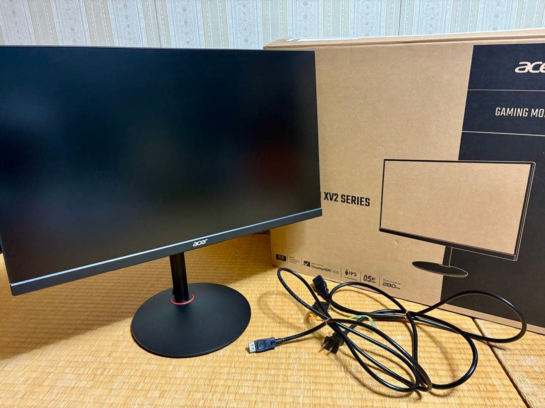 Acerゲーミングモニター24.5インチ IPS FHD 0.5ms 240Hz