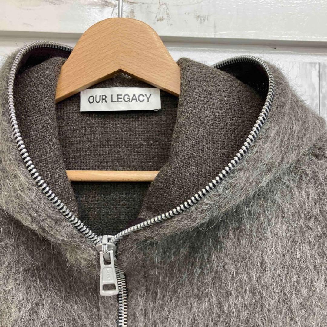 our legacy アワーレガシー モヘア パーカー ジップアップ OURS - メルカリ