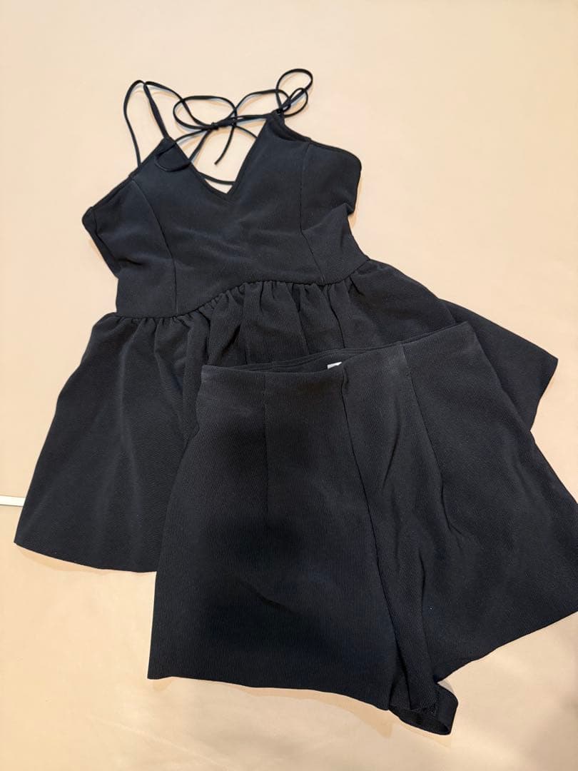 WAVE PEPLUM SWIMWEAR Ameri vintage 水着