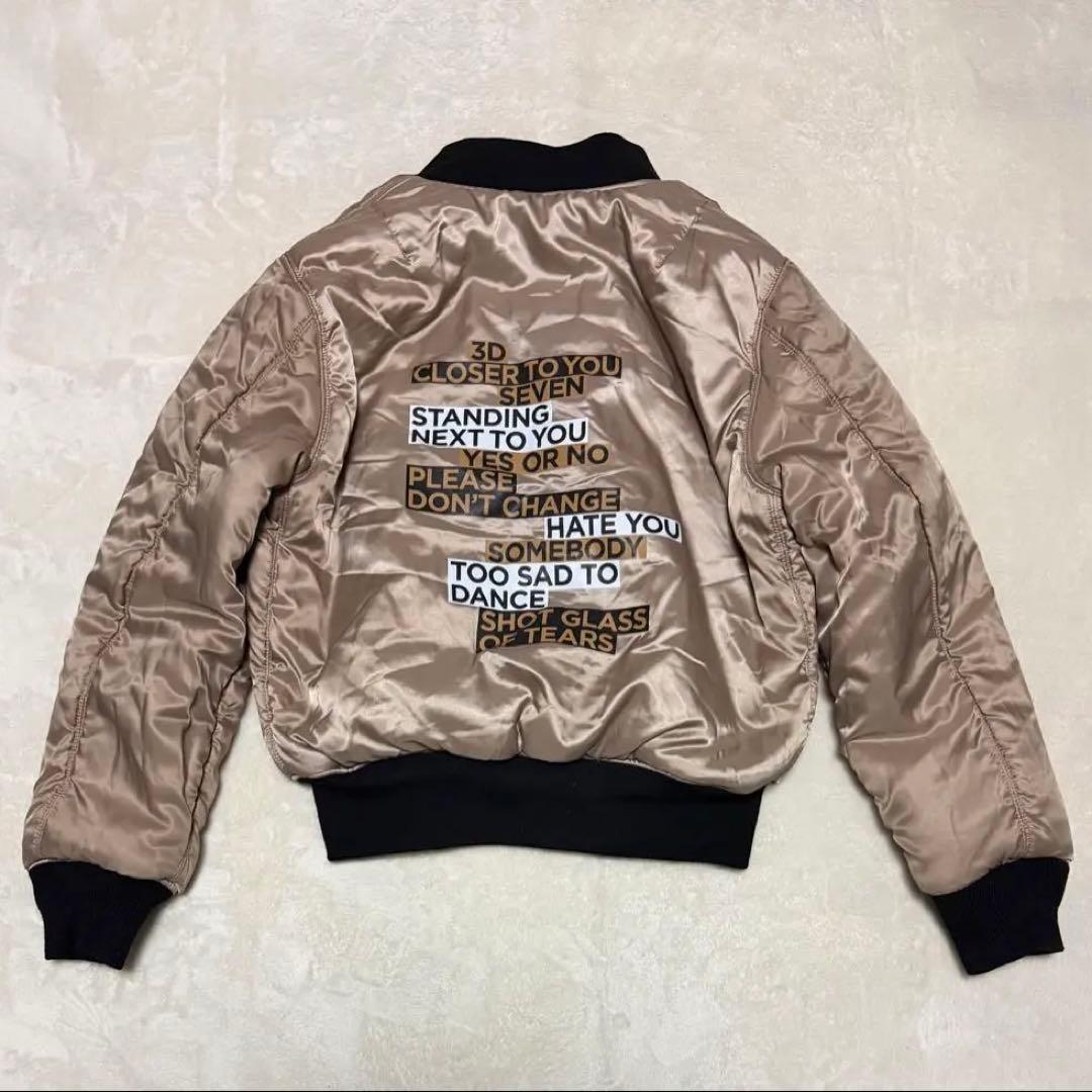 BTS ジョングク GOLDEN OVERSIZED BOMBER JACKET