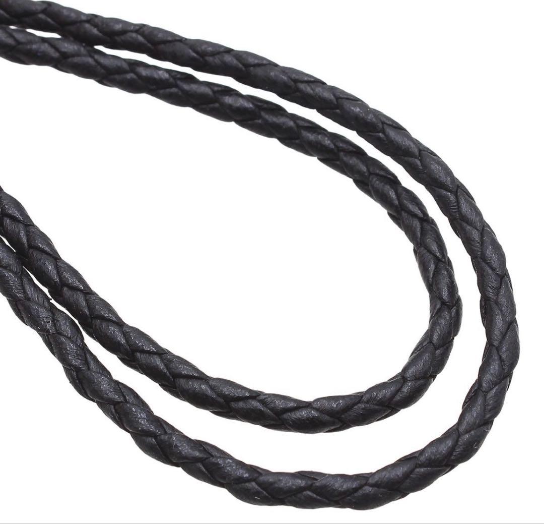 R2965 美品 ボッテガヴェネタ イントレチャート レザー ネックレス