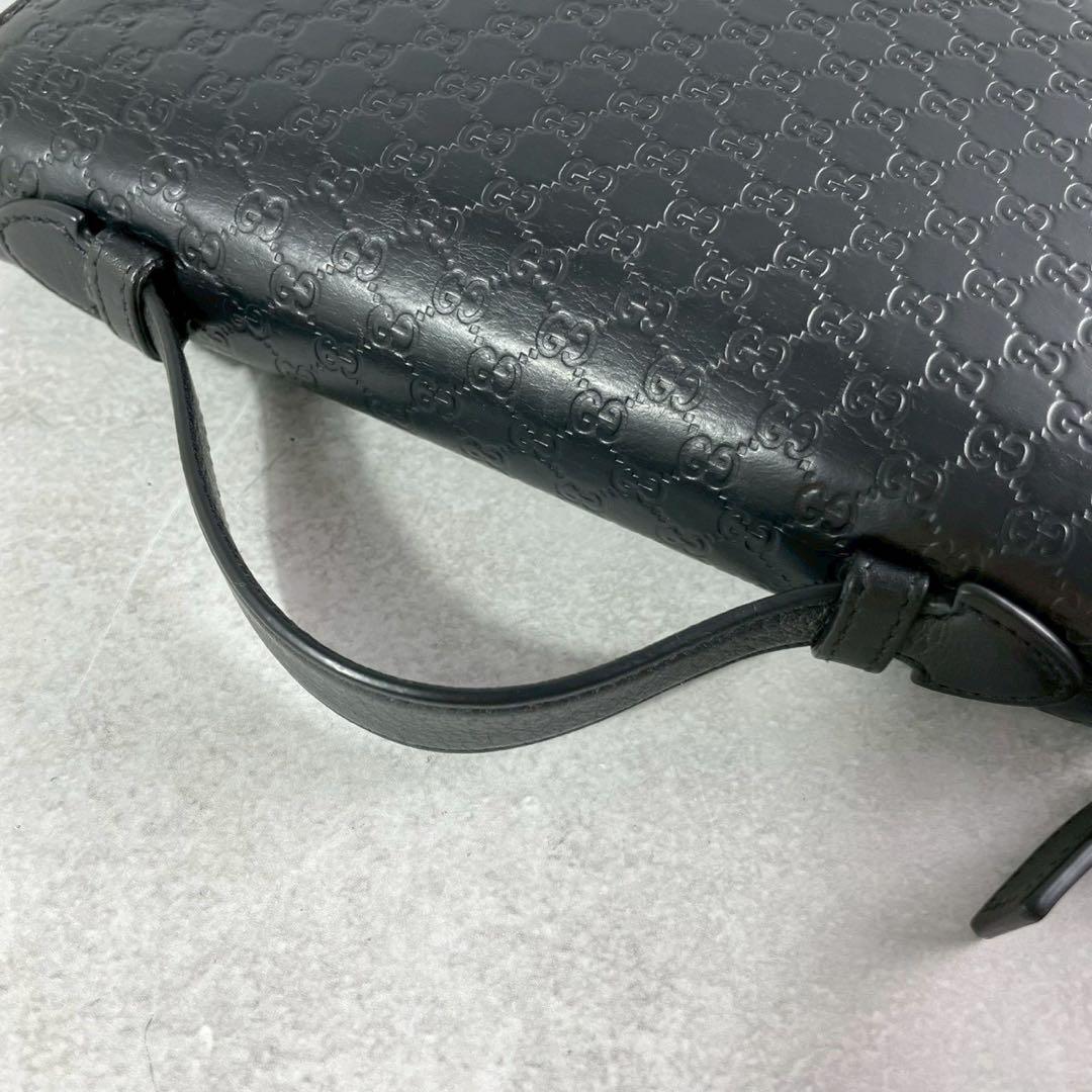 ヌコ様専用✨ GUCCI オーガナイザー 長財布 2室 レザー 黒 マイクロGG