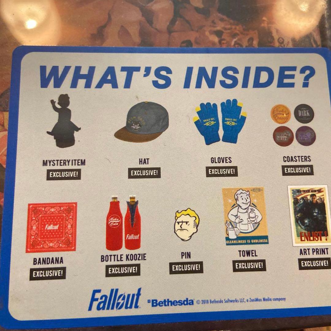 ハワイ直輸入 フォールアウト公式グッズFallout限定プレミアムアイテムBOX