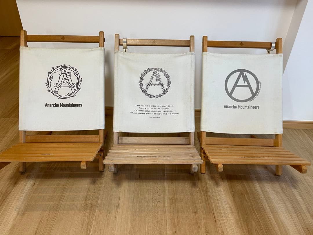 Anarcho Mountaineers アナルコチェアチェア 3脚セット