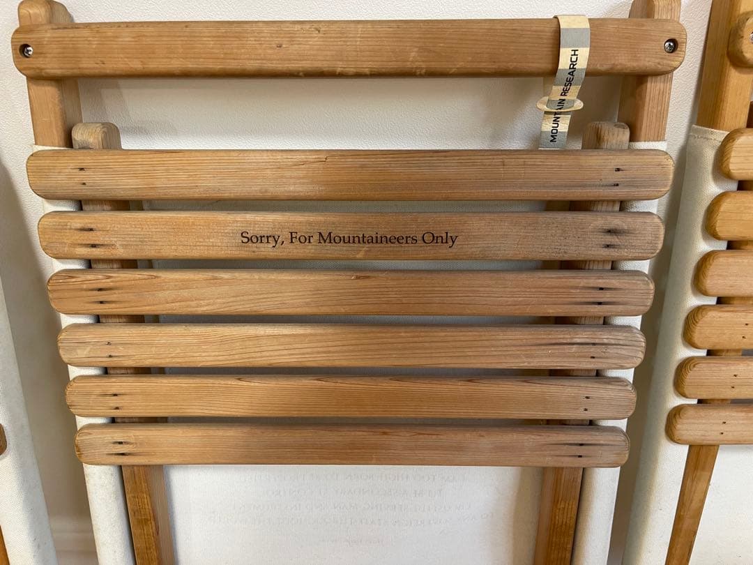 Anarcho Mountaineers アナルコチェアチェア 3脚セット