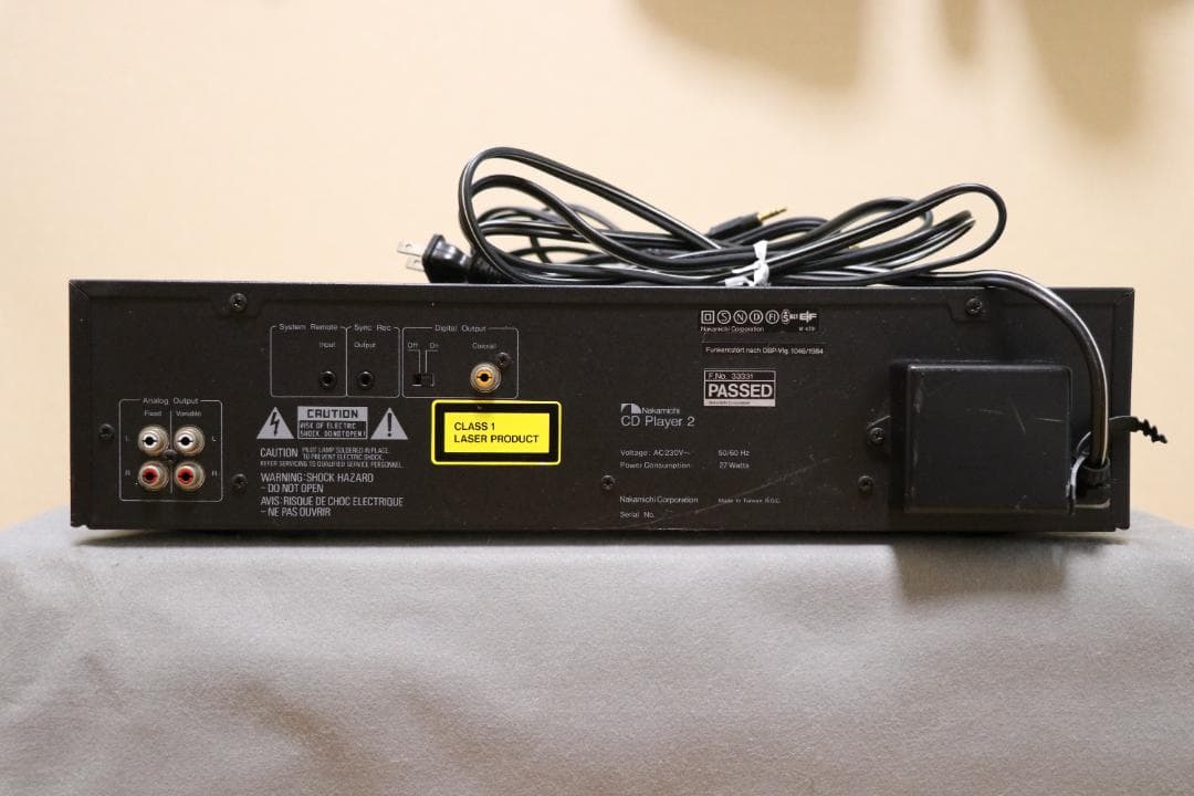 ナカミチ リモコン+CD Player2でカセットデッキ操作可能 - メルカリ