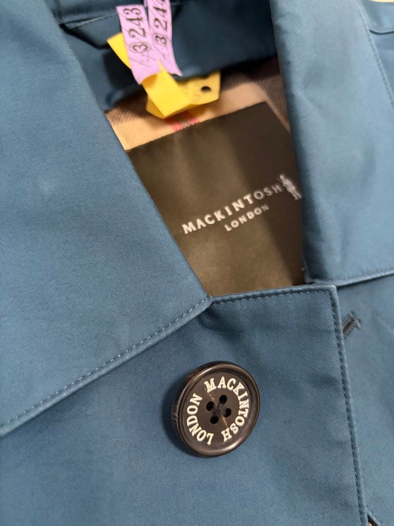 美品】マッキントッシュロンドン コート 38 ダークグリーン