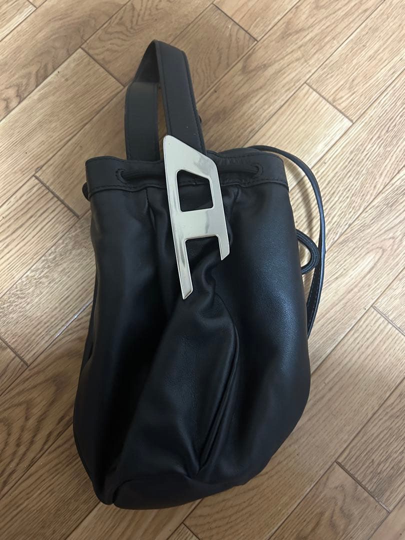 ディーゼル 巾着バッグ ブラック