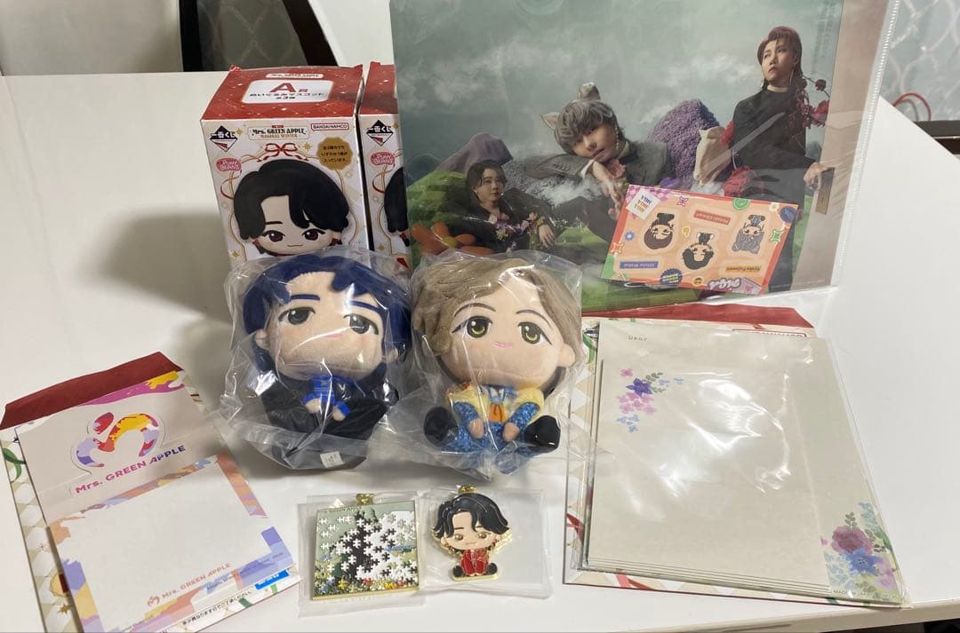 ミセスグリーンアップル1番くじ　ぬいぐるみセット
