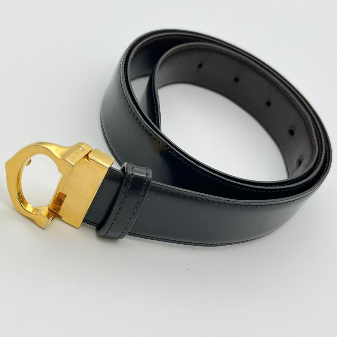 カルティエ ベルト マストライン ブラック ロゴ金具 ゴールド メンズ レザー imgrc0068491963.jpg