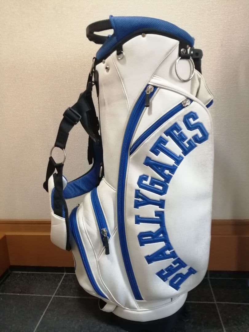 PEARLY GATES パーリーゲイツ　スタンドキャディバッグ　白青 PEARLY GATES パーリーゲイツ スタンドバッグ キャディバッグ PG89