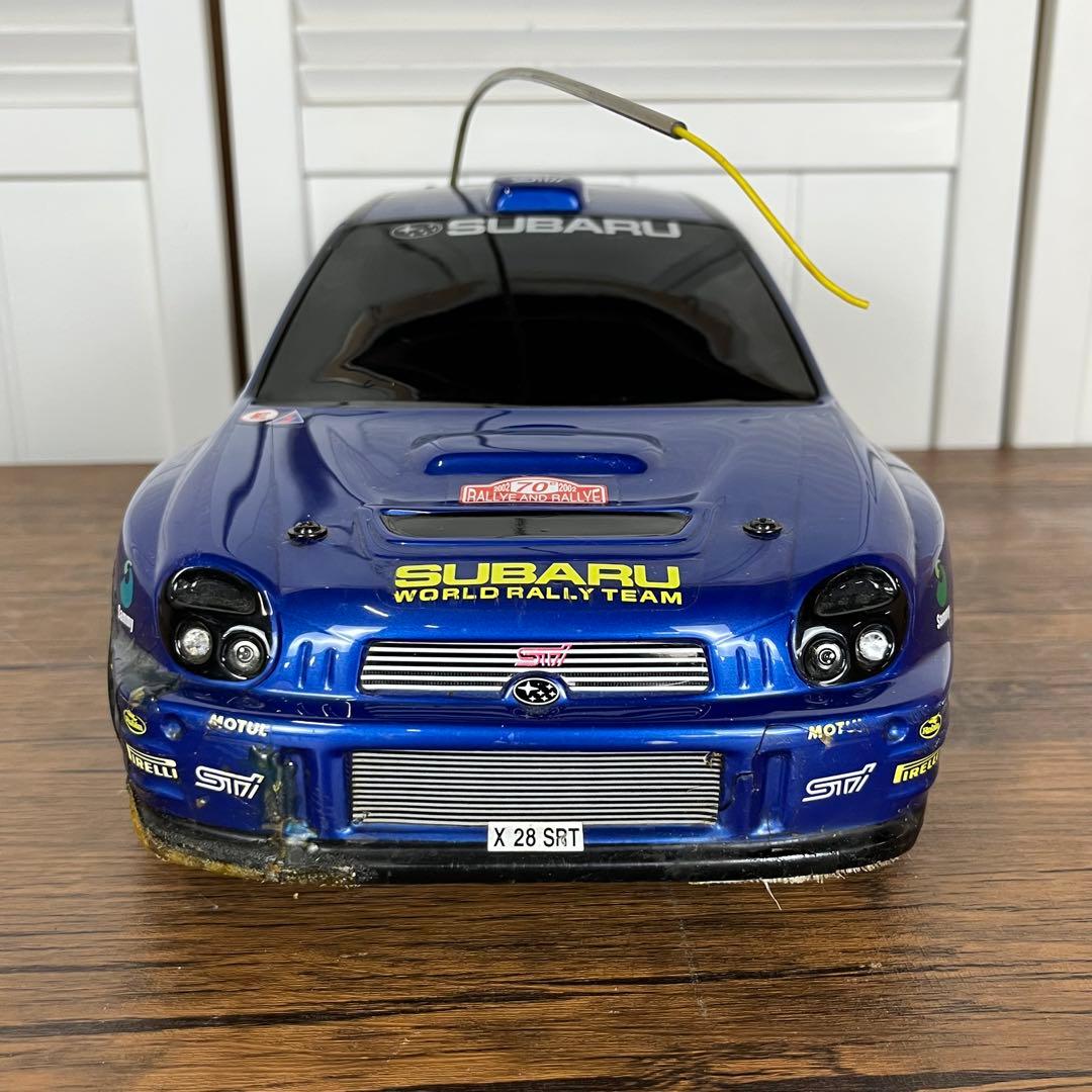 【匿名発送】SUBARU WRX STi ラジコンカー 1/10 動作品