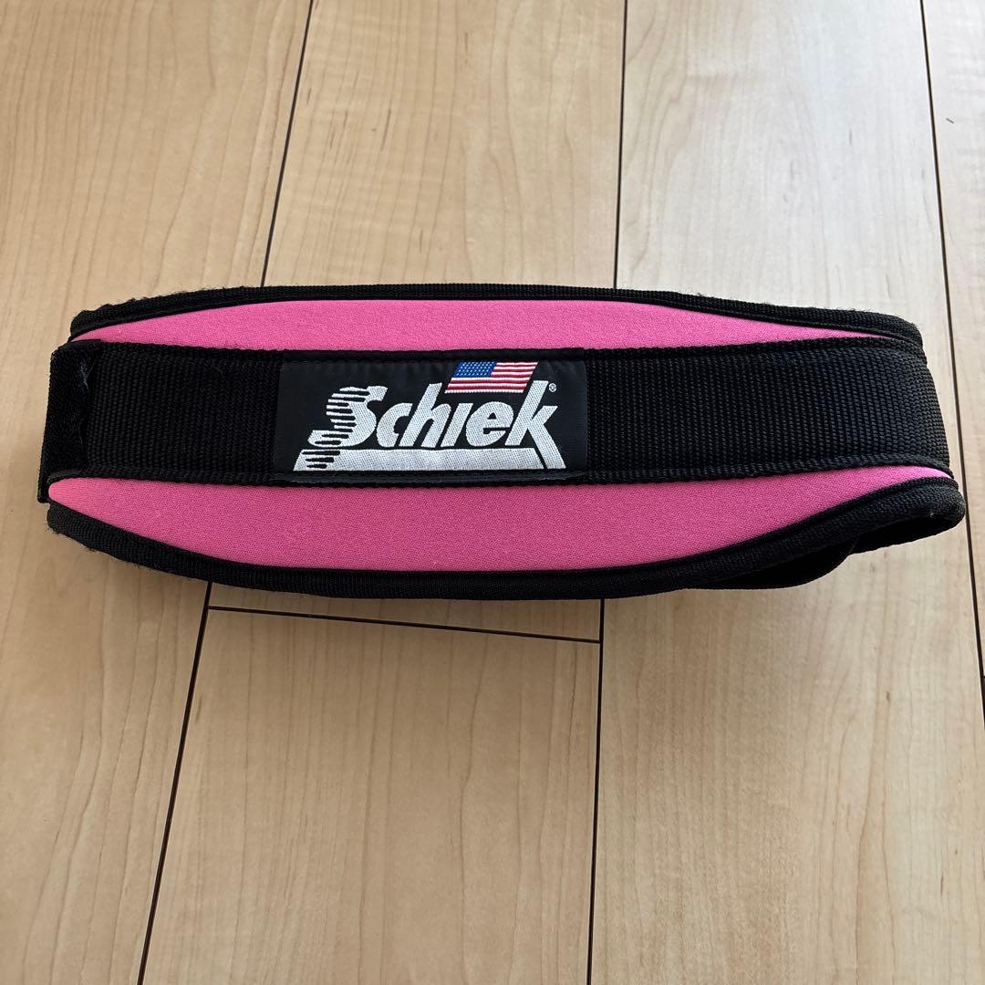 Schiek トレーニングパワーベルト XS ピンク/ブラック - メルカリ