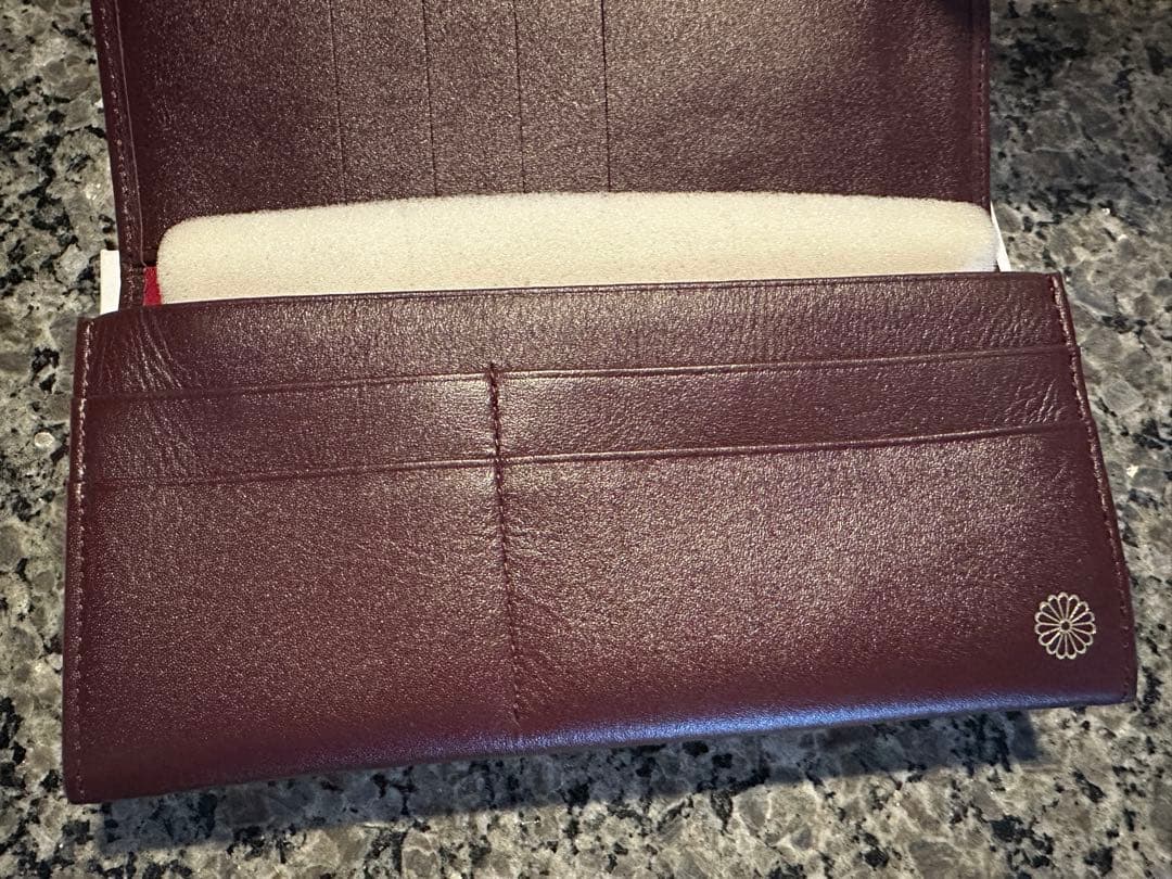 皇居 長財布 ワインレッド - メルカリ