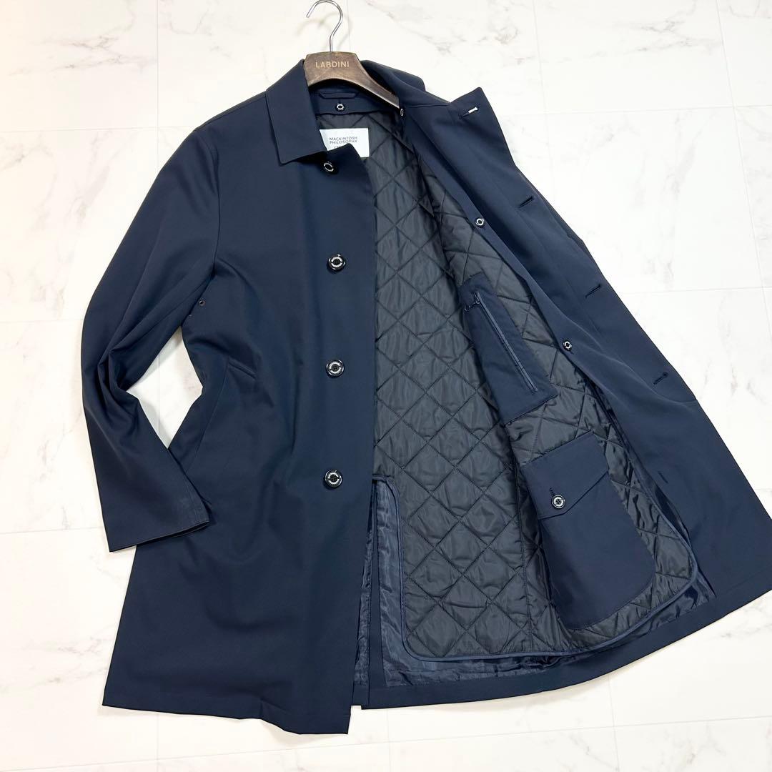 極美品 マッキントッシュ ガトウィック トロッター コート ネイビー L