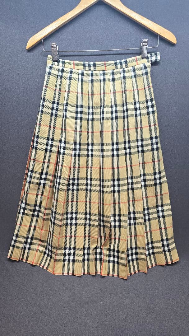 BURBERRYS ノバチェック柄 プリーツスカート Lサイズ OLD90年代