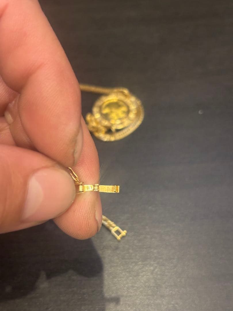 K18 喜平ネックレス　12面トリプル　12.5g 50センチ