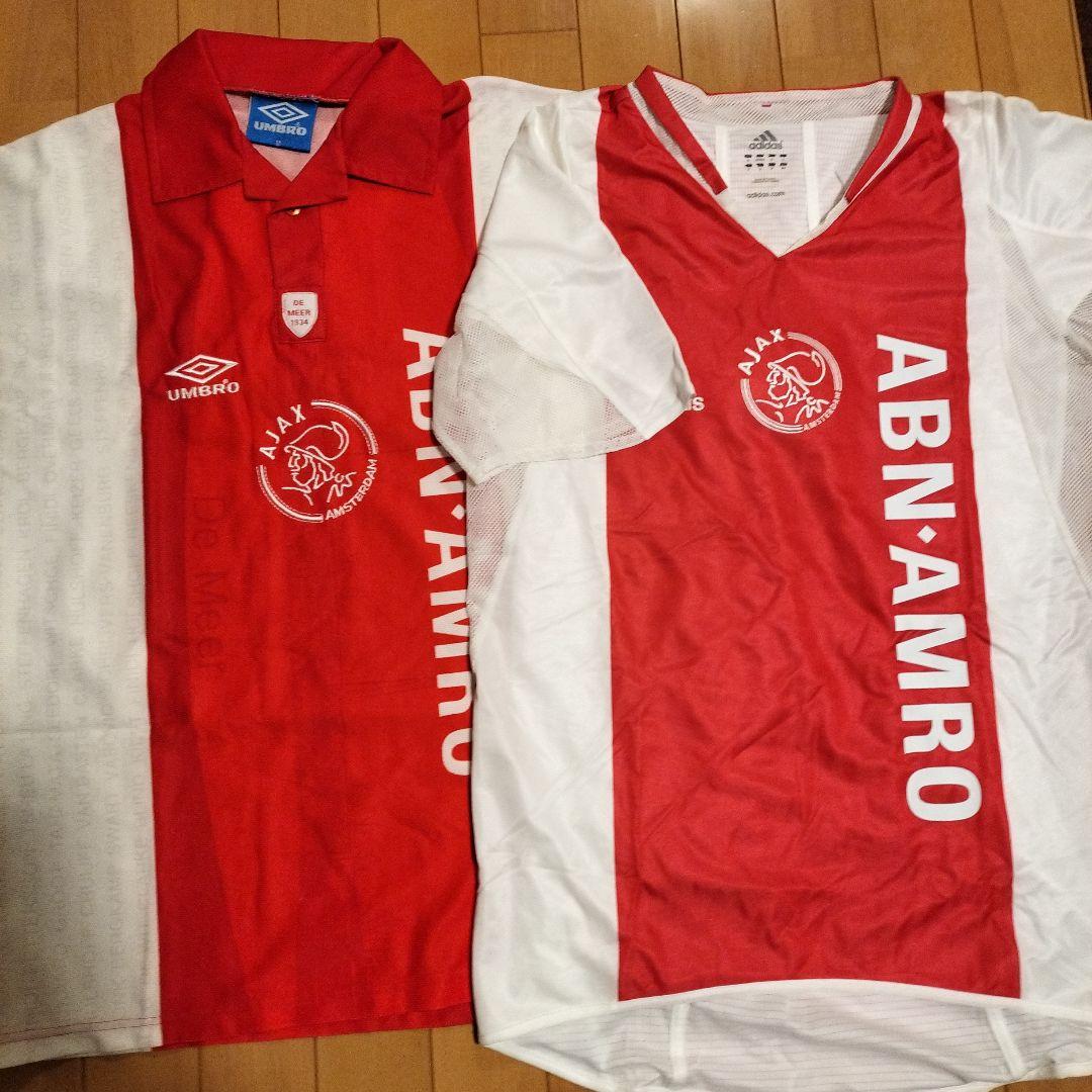 【お値下げ中】Ajax サッカーユニフォーム2枚セット Amazon.co.jp: 94-95 アヤックス・アムステルダム 復古版 サッカー