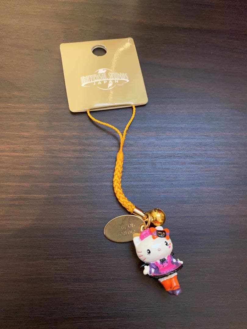 USJ限定 希少レア根付け ハロウィン ハローキティ ストラップ ご当地キティ