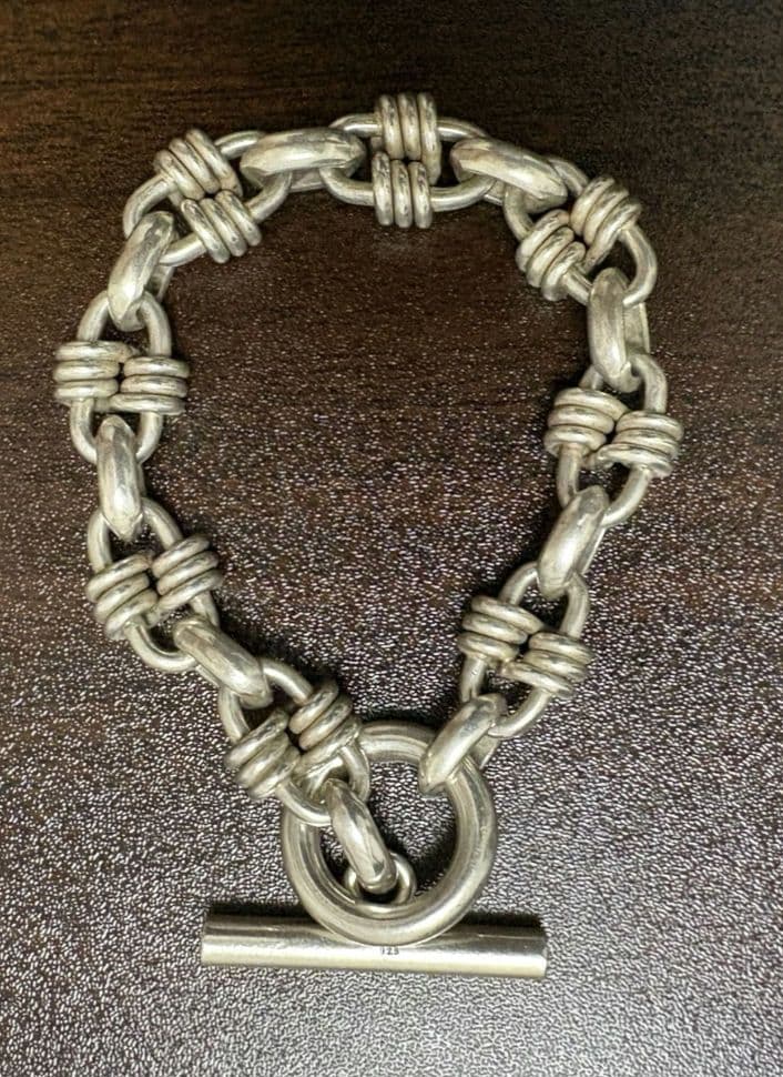 【超貴重 】VINTAGE TAXCO MEXICO ブレスレット メキシコ製 Vintage Super Link Bracelet シルバー925 メキシカン